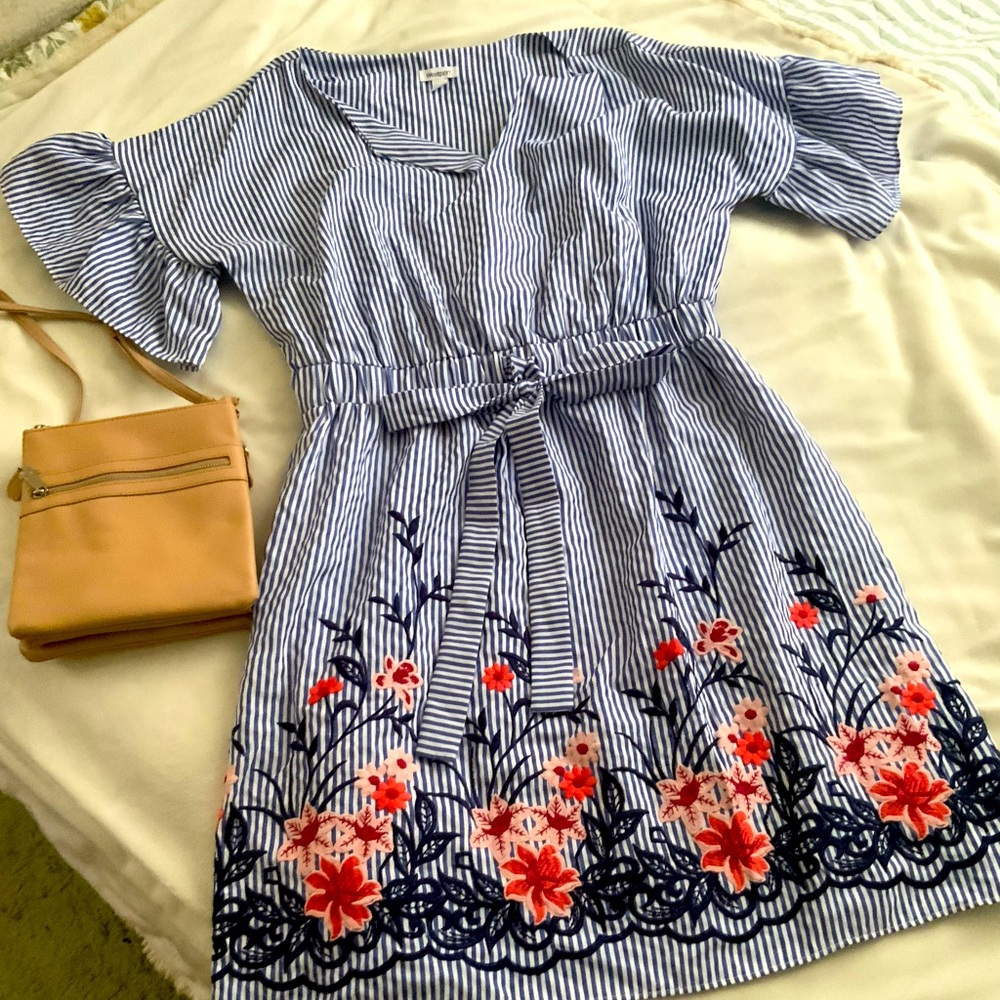 Westport striped Dress Sz14